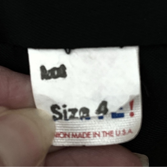 Vintage Forecaster Of Boston Long Black Wool Coat With Velvet Hood Size 4 - Picture 6 of 8